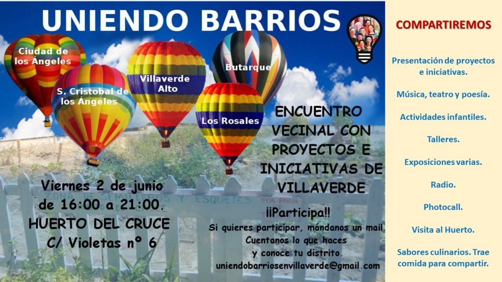 Cartel Uniendo Barrios 2017